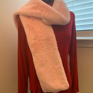 Soft Pink Winter Scarf